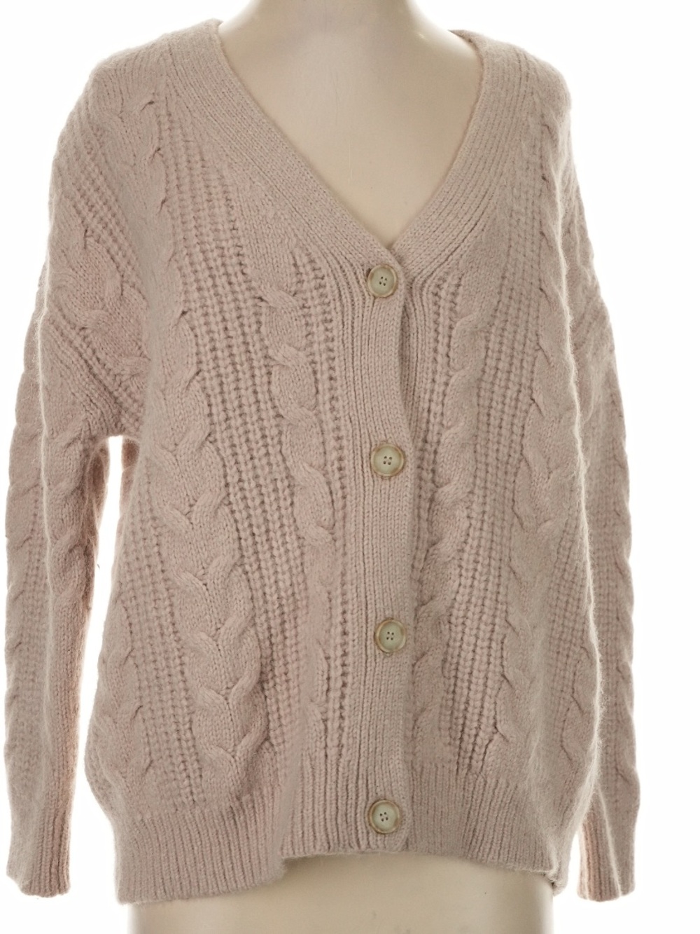 Jenni Kayne blush alpaca blend cardigan - XS